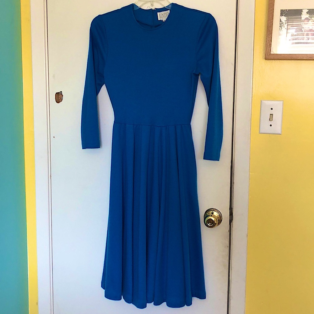 Blue Longsleeve Dress